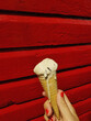 © jamie grill atlas/Stocksy - Mobile Image of a Dripping Ice Cream Cone