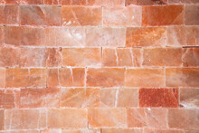 Real Spa Himalayan salt sauna wall texture  