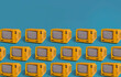 © Pepino de Mar studio/Stocksy - Yellow TVs pattern