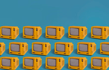 Yellow TVs Pattern