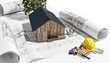 Ferienhaus in Holzbauweise in Planung - 3D Visualisierung