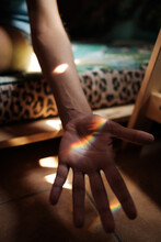 Rainbow In The Palm Of A Hand