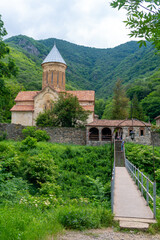 Wall Mural - Kvatakhevi a medieval Georgian Orthodox monastery in kartli