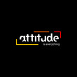 attitude is everything slogan tee graphic typography for print t shirt design,vector illustration