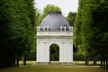 Wall Mural - Corner pavilions by French architect Charles-Louis Remy de la Fosse, Herrenhausen Gardens. Hanover, Germany.