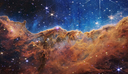 james webb space telescope reveals emerging stellar nurseries and individual stars in the carina neb