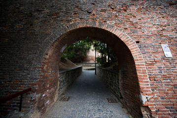 Canvas Print - medieval fortification at the citadel of Sibiu 3