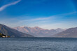 lake and mountains Como