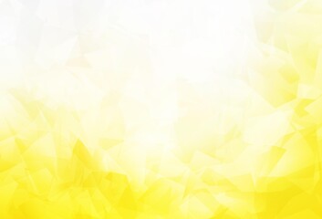 Poster - Light Yellow vector abstract mosaic background.