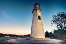 Beautiful Shot Of An Old Lighthouse In The Park
