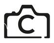 © MdAtiqul - C camera logo design logo icon vector template.