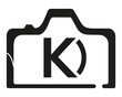 © MdAtiqul - K camera logo design logo icon vector template.