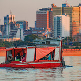 Fototapeta Pomosty - Asunción - Río Paraguay