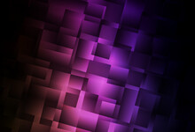 Dark Purple, Pink Vector Triangle Mosaic Texture.
