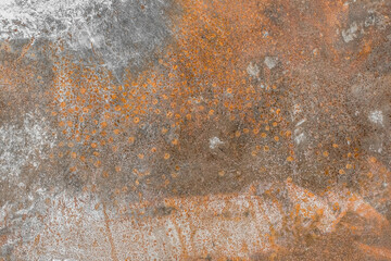 Rusty dirty metallic texture corrosion steel surface brown background rust