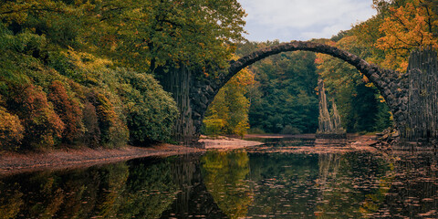  Rakotz bridge with fall colors