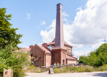 The Engine House With The Larder Cafe Inside Walthamstow Wetlands, Lea Valley Country Park, London, United Kingdom, 3 July 2022
