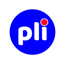 Company Or A Brand Logo Of The Abbreviation PLI On A Blue Circle