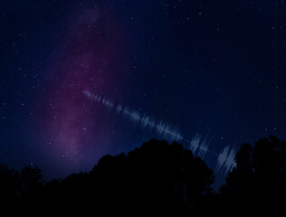Wall Mural - Message from the Milky Way