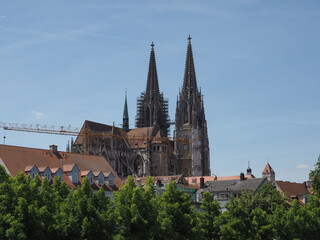 Sticker - St Peter cathedral in Regensburg