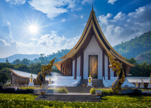Wat Dhammayan Temple In Phetchabun Province, Thailand.