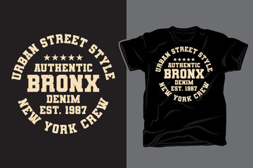 Poster - Urban street style varsity typography t shirt design