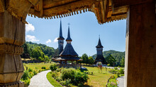 The Barsana Monastery In The Maramures In Romania