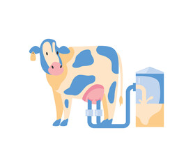 Poster - cows and automatic milking