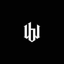 WB BW Logo Design, Creative Minimal Letter BW WB Monogram