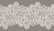 Leafy Embroidered and Eyelet Lace Trim