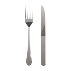 Wall Mural - fork and knife