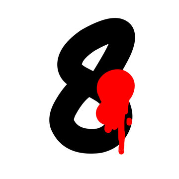 Bloody latin number fonts