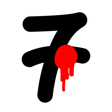 Bloody latin number fonts