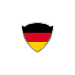 Poster - Germany flag shield design vector