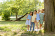 © BGStock72 - Group of asian and caucasian kids having fun in the park