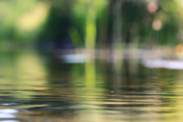 Wall Mural - water green eco background abstract
