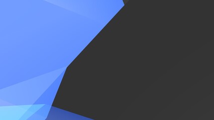 Poster - Gray blue abstract splash or broken lines background. 3d rendering illustration.
