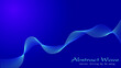 © Kh.wong - abstract blue wave background