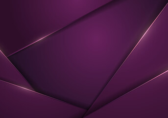 Wall Mural - abstract luxury template design of purple template artwork design. overlapping design style with gli