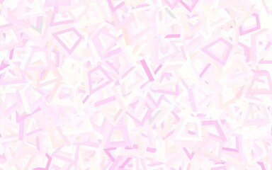 Light Pink, Yellow vector texture with abstract forms.