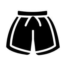 Swimming Trunks Glyph Icon