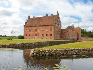 Wall Mural - Broholm castle, Funen, Denmark