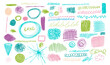 © Мария Неноглядова - Scribble line set. Hand drawn lines, underline strokes, doodle lines in pencil. Set of handmade strokes elements. Vector illustration