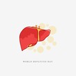 world hepatitis day 28 July, vector illustration