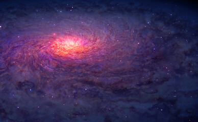 Wall Mural - space galaxy background