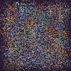 Aufkleber - abstract vector graphics made with generative art approach using geometric shapes