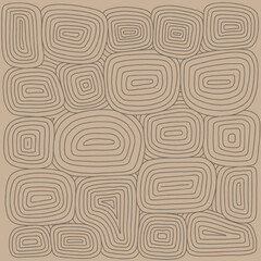 Wall Mural - scattered geometric line shapes. hand drawn doodle elements. abstract background design. vector blac