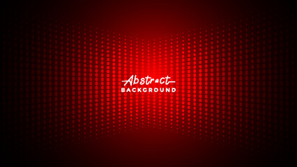 abstract red futuristic on dark background with halftone style