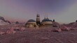 © Ralf Kraft - 3D-illustration of an outpost somewhere in the galaxy