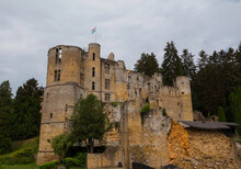 Castle Of Beaufort In Luxembourg.